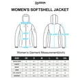 thumbnail image 6 of 33,000ft Women's Softshell Jacket, Fleece Lined Warm Jacket Light Hooded Windproof Coat for Outdoor Hiking, 6 of 6