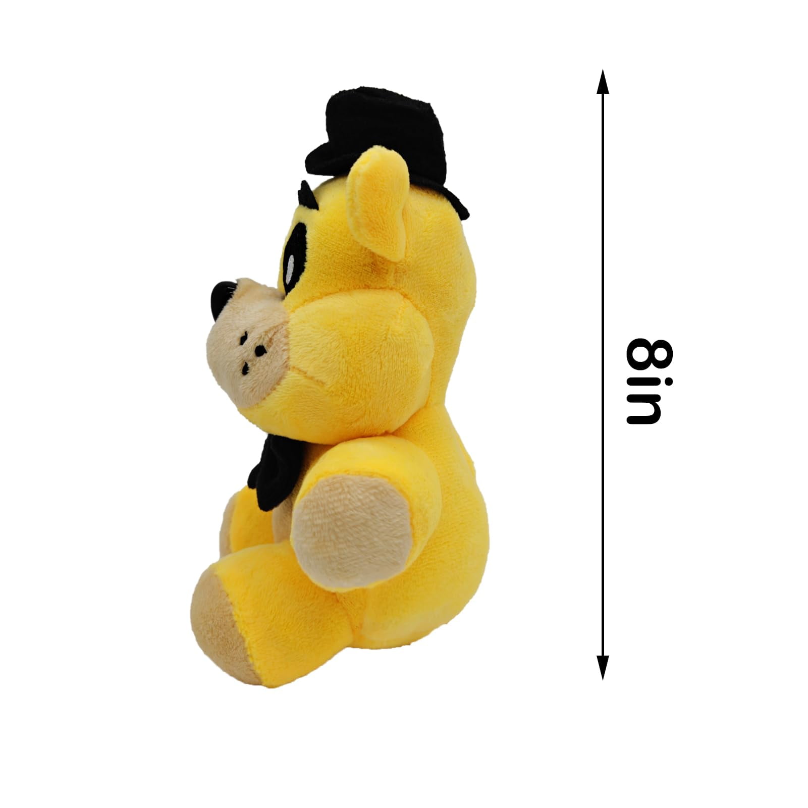 Golden Freddy Plush Toy, FNAF plushies Toy, FNAF All Character Stuffed Animal Doll Children's Gift Collection,8”