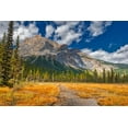 thumbnail image 2 of Jaynes Gallery 14x11 Gold Ornate Wood Framed with Double Matting Museum Art Print Titled - Canada-Alberta-Yoho National Park The President Range mountain and water landscape, 2 of 4