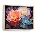 thumbnail image 2 of Designart "Elegant Peony I" Peonies Floater Framed Canvas Prints, 2 of 5