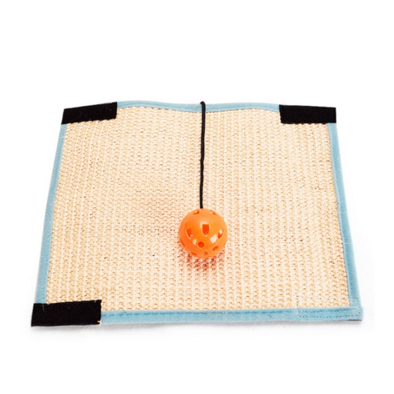 Cat Scratcher Mat, Natural Sisal Cat Scratching Mat, Anti Slip Cat