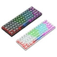 thumbnail image 2 of 61 Keys Wired Gaming Keyboard Full Transparent RGB Backlit USB Keyboard for Laptop Desktop Computer Accessories, 2 of 10