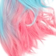 thumbnail image 4 of 1Pcs Wig for Women Color Wigs For Women Synthetic Gradient Multi-Color Gradient Medium-Length, 4 of 9