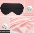 thumbnail image 3 of Unique Bargains 2-Pack Silk Pillowcase Eye Cover Set Pink Queen, 3 of 8