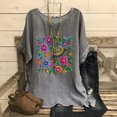 thumbnail image 2 of Womens Tops Dressy Casual Tunics Periwinkle Lace White Blouses for Women Long Black Shirts for Leggings Clearance Deals, 2 of 4