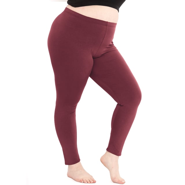 Women's and Plus Size Ankle Length Cotton Leggings