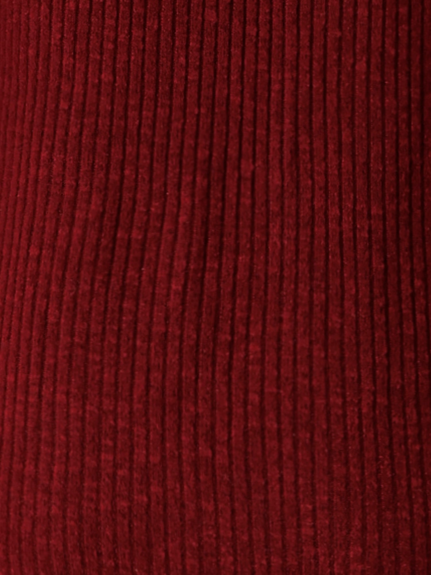 DARING DIVA Women's Vintage Sweater Puff Long Sleeve Ribbed Knit Top S Burgundy