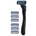 thumbnail image 3 of ATTOE Shaving Blade Razor Set Stainless Steel Portable Classic Double Layer Razor for Men-095439, 3 of 5