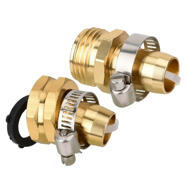 Lolmot Brass Hose Reel Parts Fittings,Garden Hose Adapter, Brass  Replacement Part Swivel