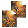 thumbnail image 2 of BZSMCE Towel Cotton Face Towel Soft Hand Towels Fashion Butterfly Serenade Pattern, 2 of 9