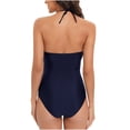thumbnail image 4 of Bañador de una pieza para mujer, cómodo, liso, con almohadilla en el pecho, sin aros, Bikini OAVQHLG3B Store  lin121212, 4 of 4