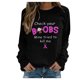 thumbnail image 2 of ICHUANYI Liquidación Moda Mujer Casual Manga Larga Impreso Señoras Sudaderas Tops ICHUANYI WER2023082200337, 2 of 6