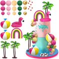 thumbnail image 1 of Set de decoración hawaiana para tartas de playa HAVAGDTM, 23 unidades, 1 of 6