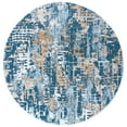 thumbnail image 3 of SAFAVIEH Lagoon Catrine Distressed Area Rug, Blue/Gold, 6'7" x 6'7" Round, 3 of 4