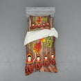 thumbnail image 1 of Ambesonne Ethnic Bedding Set 3 Pcs, Folkloric Russian Dolls, Twin XL, Multicolor, 1 of 3