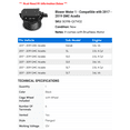 thumbnail image 2 of Blower Motor 1 - Compatible with 2017 - 2019 GMC Acadia 2018, 2 of 2
