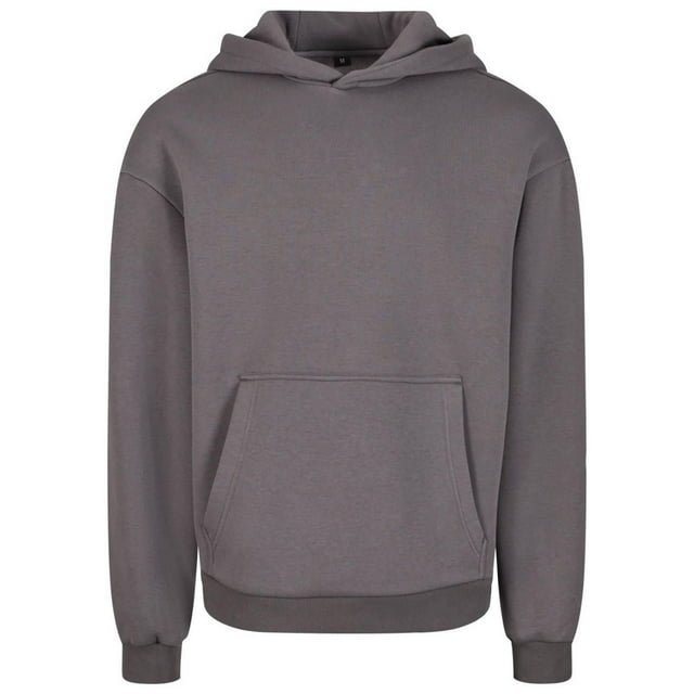 Build Your Brand Adult Fluffy Pullover Hoodie