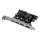 thumbnail image 1 of Adaptador de Expansión USB 3.0 de 4 puertos shamjiam PCI Express a tarjeta USB, 1 of 8