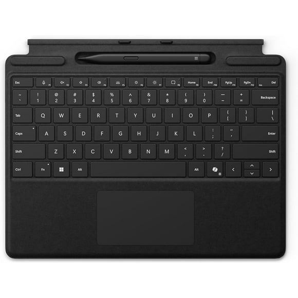 Microsoft Surface Slim Pen (2nd Edition) and Pro Keyboard for Pro (11th Edition), Pro 9, and Pro 8 Black