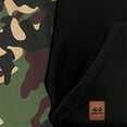thumbnail image 5 of Homeyce Balaclava Hoodie for Men with Zipper with Mask Winter Camo Hoodies with Balaclava Ninja Double Hood Coat Wind-Resistant Motor Y2k Fall Fashion Outerwear Jacket for Cold Weather,Green 2XL, 5 of 6