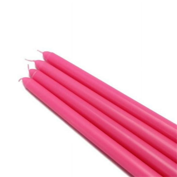 CEZ-106-12 12 in. Taper Candles, Hot Pink - 144 Piece