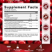 VVitamatic Tart Cherry (360 mg) with Celery Seed (30 mg) 10:1 Extract & Turmeric 20:1 Extract (10 mg) - (Per Serving/2 Gummies) - 60 Gummies