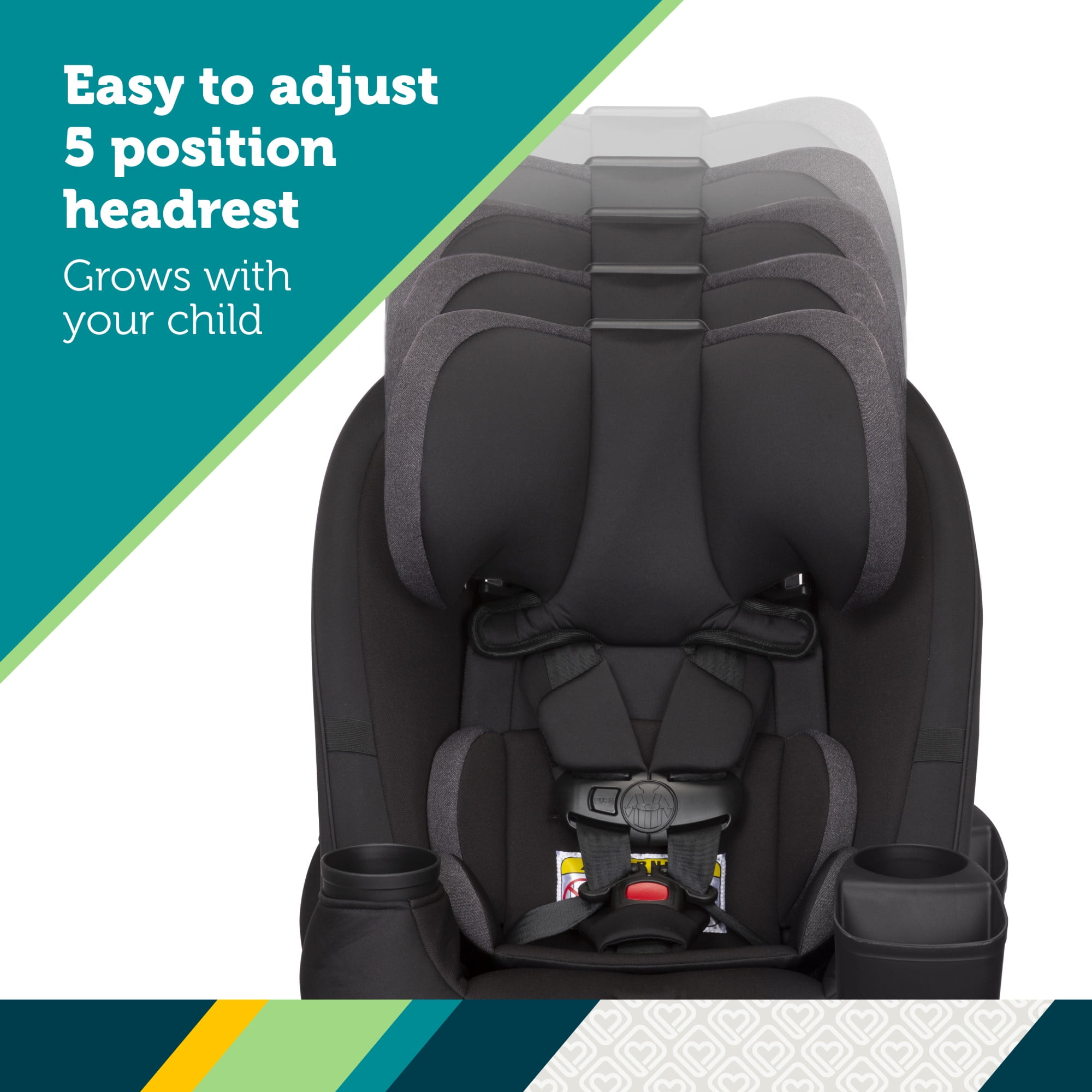 Safety 1st Grow and Go Sprint All-in-One Convertible Car Seat, Black Beauty II