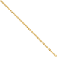 thumbnail image 2 of 14K Solid Yellow Gold Chain Bracelet, 2 of 4