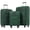 Dark Green, variant on EUROCO 3 Piece Softside Luggage Set,Expandable Suitcase Set with TSA Lock and Spinner Wheels,Lightweight Suitcase for Men Women(20",24",28"),Dark Blue