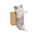 thumbnail image 1 of Decoración colgante para gatos, animales, macetero, bonitos accesorios, acuario compacto gato gris, 1 of 9