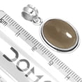 thumbnail image 2 of 925 Silver Pendant For Chain Necklace For Women Brown Smoky Topaz Stone Silver Pendant June Birthstone Boho Silver Pendant Gift For Ladies On Easter 925 Silver Jewelry With Gemstone, 2 of 3
