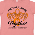 thumbnail image 4 of Inktastic Leukemia Awareness Staying Strong Together and Orange Ribbon Boys or Girls Toddler T-Shirt, 4 of 5