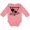 Mauve, variant on Inktastic California with Triangle and Palm Trees Boys or Girls Long Sleeve Baby Bodysuit