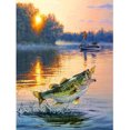 thumbnail image 1 of Cuadros Decorativos Peces marinos 5D DIY Diamond Painting Kits Full Round Drill Wall Art Decor (E2131) Likrtyny embutido en tela, 1 of 8