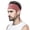 Pink, variant on Gray Women Headbands Polyester Moisture Wicking Athletic Cotton Terry Cloth Sweatband for Tennis, Basketball, Running, Gym, Working Out One Size