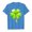 Blue-1, variant on St Patricks Day Tops for Children Graphic Print Short Sleeve Valentine Shirts 1-2 Years