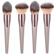 thumbnail image 1 of Set de maquillaje para cejas, sombra de ojos, pincel de madera, 4 piezas, herramientas, pincel cosmético para base, 1 of 5