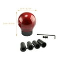 thumbnail image 2 of unbranded 1Jgo Pomo De Cambio Para De Carbono Rojo Con Adaptador Y Acabado, 2 of 8