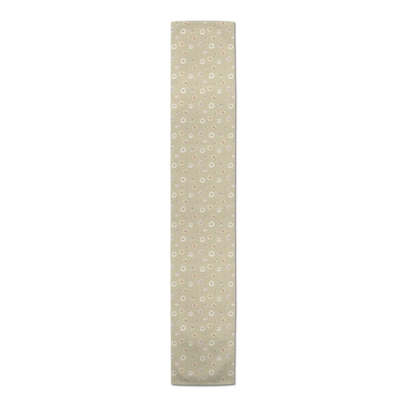 Creative Products Florals On Tan 16 x 90 Cotton Twill Table Runner