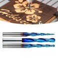 thumbnail image 4 of 2-Flute Tapered Ball Nose End Mills Carbide Cutter Wood Router bit 6.35mm shank, 4 of 7