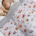 thumbnail image 5 of BORITAR Baby Blanket for Girls Super Soft Double Layer Minky with Dotted Backing, Receiving Blanket with Elegant Floral Multicolor Printed Blanket 30 x 40 Inch(75x100cm), 5 of 7