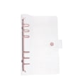 thumbnail image 1 of 1 Pce Pratique Couverture en PVC Transparent Carnet à Feuilles Mobiles Bloc-Notes, 1 of 8