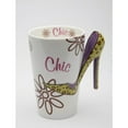 thumbnail image 3 of Ceramic Leopard Print High Heel Coffee Mug 12oz Kitchen Office Gift, 3 of 3