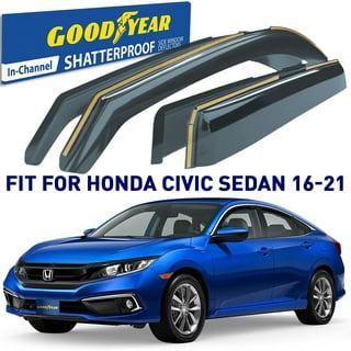 Extreme online store replacement For 12-15 Honda Civic Sedan JDM MUGEN Tape  On Side Vents Window Rain Guards 