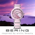 thumbnail image 6 of 11422-999 Women's Ceramic MOP Dial Steel and Ceramic Bracelet Crystal Watch, 6 of 6