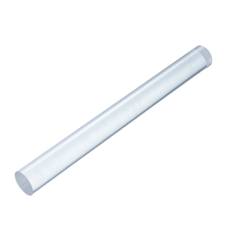 Yorwe Acrylic Roller, Ideal for Anti Skid Tape Construction Tools, Clay Rolling Pin and Stamping Tools (4-Inch, Clear)
