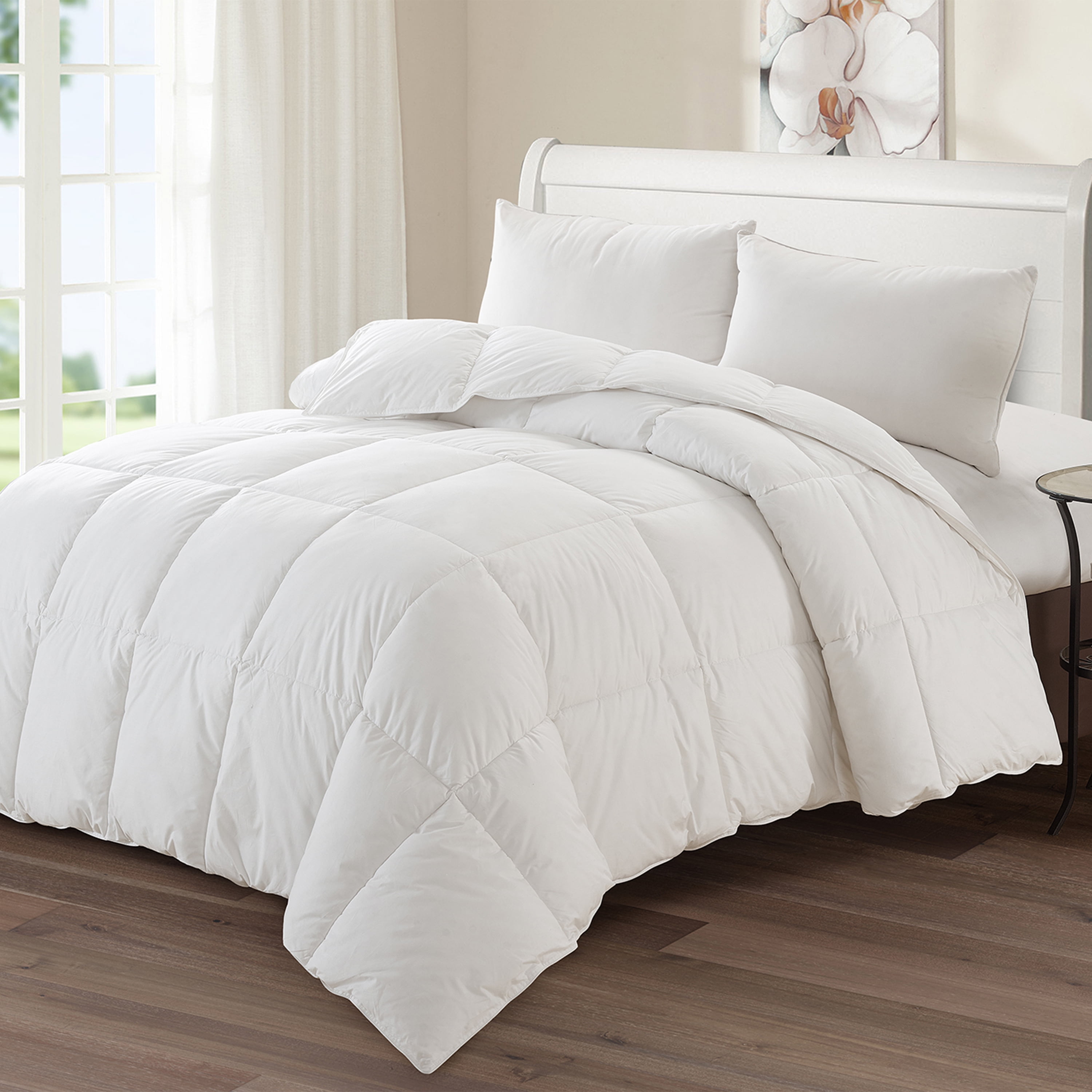 "Luxury Goose DownPolyester Medium Warmth, Comforter, Twin"
