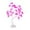 Purple, variant on 100Fens Rose Flower Table Tree Light 24 LEDs Desk Top Bonsai Lighted Tree Battery Operated USB Plug Powered Tree Table Lamp Rose Flower Desk Tree Lamp For Home Party We