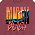 thumbnail image 3 of Instant Message - Miami Beach - Women's Racerback Tank Top, 3 of 6