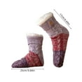 thumbnail image 3 of ZhyrZng Winter Indoor Floor Socks Thick Fleece Lined | Non Slip Slipper Socks & Warm Knit Booties for Adult Home Lounging Bedroom Sleep with Button Closure for Cold Weather Comfort, 3 of 7